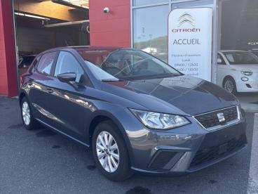 SPOTICAR Seat Ibiza 1.6 Tdi 95ch Start/stop Style Euro6d-t Occasion - Citadine Diesel Gris Magnétique - Pont L'abbe - 1204103998_2