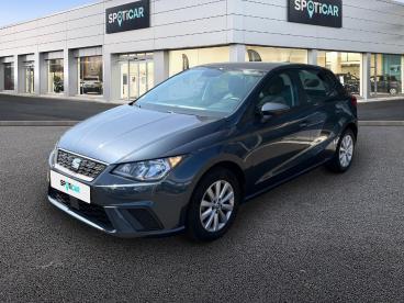 SPOTICAR Seat Ibiza 1.0 Ecotsi 95 Ch S/s Bvm5 Urban Occasion - Citadine Essence Gris - Angers - 1204125860_1