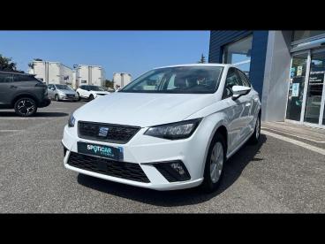 SPOTICAR Seat Ibiza 1.0 Tsi 95ch Style Occasion - Citadine Essence Blanc Candy - Serres Castet - 1204147572_1