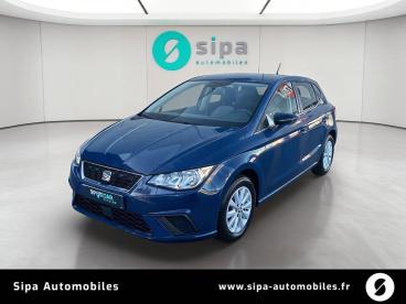 SPOTICAR Seat Ibiza 1.0 75 Ch S/s Bvm5 Style Occasion - Citadine Essence Bleu - Dax - 1204173133_1