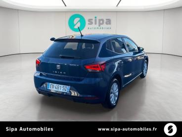 SPOTICAR Seat Ibiza 1.0 75 Ch S/s Bvm5 Style Occasion - Citadine Essence Bleu - Dax - 1204173133_2