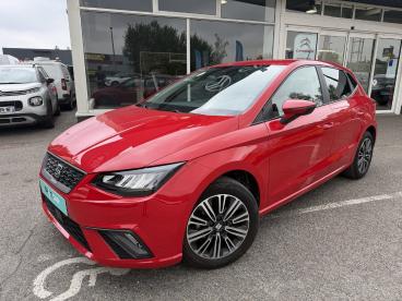 SPOTICAR Seat Ibiza 1.0 Ecotsi 95 Urban Occasion - Citadine Essence Rouge - Vert Saint Denis - 1204221723_2