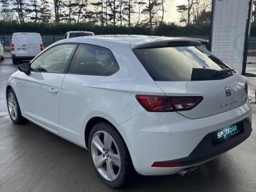 SPOTICAR Seat Leon 2.0 Tdi 150ch Fap Fr Start&stop Occasion - Berline Diesel Blanc Nevada - Ploneour Lanvern - 1203794581_5