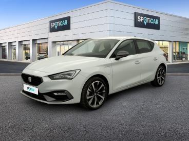 SPOTICAR Seat Leon E-hybrid 204 Ch Dsg6 Fr Occasion - Berline Hybride Rechargeable Blanc - Velizy - 1203927195_1
