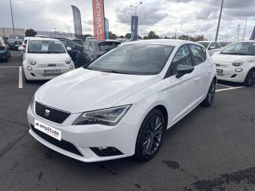 SPOTICAR Seat Leon 1.2 Tsi 110ch Style Start&stop Occasion - Berline Essence Blanc Nevada - Saint-maur - 1204230504_1