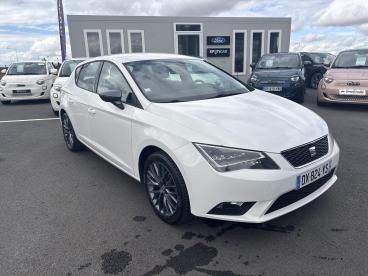 SPOTICAR Seat Leon 1.2 Tsi 110ch Style Start&stop Occasion - Berline Essence Blanc Nevada - Saint-maur - 1204230504_3