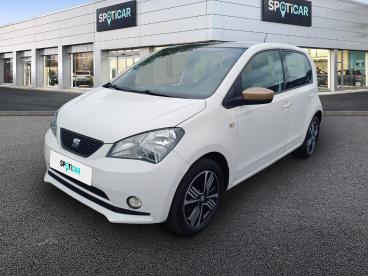 SPOTICAR Seat Mii 1.0 60ch Mii By Cosmopolitan 5p Occasion - Citadine Essence Blanc - Morlaix - 1203997157_1