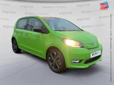 SPOTICAR Skoda Citigo Electrique 83ch Ambition 5p Sieges Chauf Occasion - Citadine Electrique Vert Kiwi - Hirson - 1203764398_3