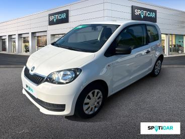 SPOTICAR Skoda Citigo 1.0 12v Mpi 60 Ch Active Occasion - Citadine Essence Blanc - Digne Les Bains - 1204085074_1