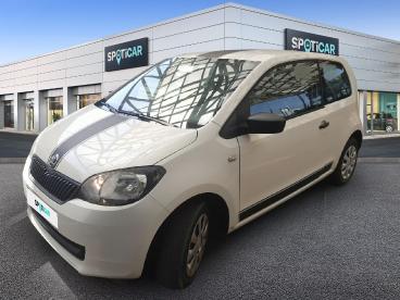 SPOTICAR Skoda Citigo 1.0 12v Mpi 60 Ch Active Occasion - Citadine Essence Blanc - Villeneuve d'ascq - 1204086874_1