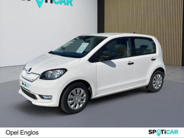 SPOTICAR Skoda Citigo Electrique 83ch Ambition 5p Occasion - Citadine Electrique Blanc - Englos - 1204172051_1