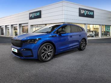 SPOTICAR Skoda Enyaq Iv Iv 60 Sportline Occasion - Suv-4x4 Electrique Bleu - Toulouse - 1203851949_1