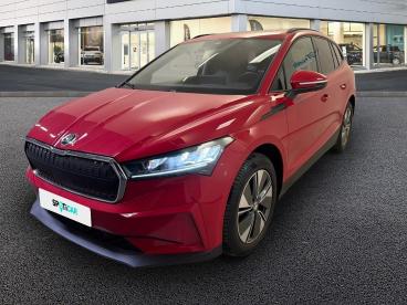 SPOTICAR Skoda Enyaq Iv Iv 180ch Version  60 Occasion - Suv-4x4 Electrique Rouge Velvet Métallisée Premium - Brest - 1203969108_1