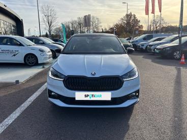 SPOTICAR Skoda Fabia 1.0 Tsi Evo2 116ch Monte Carlo Dsg7 Occasion - Citadine Essence Blanc Lune Métallisé - Metz - 1203772061_2