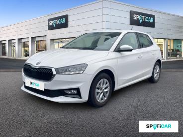 SPOTICAR Skoda Fabia 1.0 Tsi 95 Ch Bvm5 Ambition Occasion - Citadine Essence Blanc - Cagnes Sur Mer - 1203887915_1