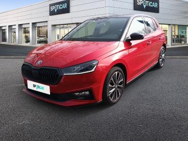 SPOTICAR Skoda Fabia 1.0 Tsi 110ch Monte Carlo Dsg7 Occasion - Citadine Essence Rouge Velvet Métallisé Premium - Saint Brieuc - 1203925014_1