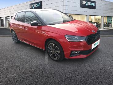 SPOTICAR Skoda Fabia 1.0 Tsi 110ch Monte Carlo Dsg7 Occasion - Citadine Essence Rouge Velvet Métallisé Premium - Saint Brieuc - 1203925014_3