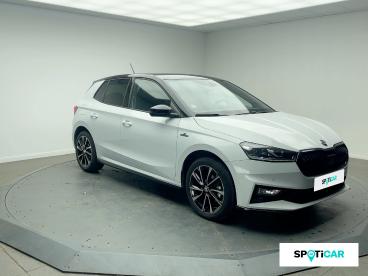 SPOTICAR Skoda Fabia 1.0 Tsi 116 Ch Evo 2 Dsg7 Monte-carlo Occasion - Citadine Essence Blanc - Tarbes - 1203947376_3