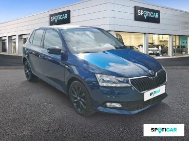 SPOTICAR Skoda Fabia 1.0 Mpi 60ch Drive 125 Ans Euro6d-t 3cv Occasion - Citadine Essence Bleu Lave - Mouilleron Le Captif - 1203991004_3