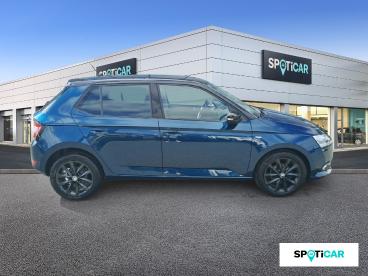 SPOTICAR Skoda Fabia 1.0 Mpi 60ch Drive 125 Ans Euro6d-t 3cv Occasion - Citadine Essence Bleu Lave - Mouilleron Le Captif - 1203991004_4