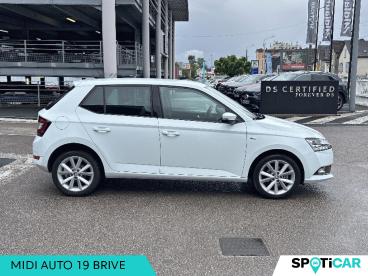 SPOTICAR Skoda Fabia 1.0 Mpi 75ch Active Occasion - Citadine Essence Blanc Lune - Brive La Gaillarde - 1204006908_4