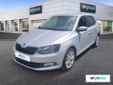 SPOTICAR Skoda Fabia 1.0 Mpi 75ch Clever Occasion - Citadine Essence Gris Argent - Angers Cedex 01 - 1204019717_1