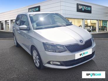 SPOTICAR Skoda Fabia 1.0 Mpi 75ch Clever Occasion - Citadine Essence Gris Argent - Angers Cedex 01 - 1204019717_3