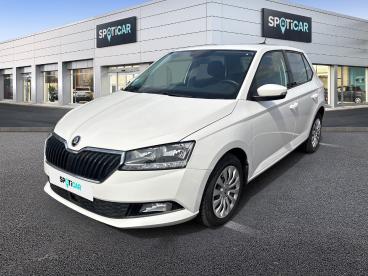 SPOTICAR Skoda Fabia 1.0 Tsi 95 Ch Bvm5 Business Occasion - Citadine Essence Blanc - Evreux - 1204125062_1