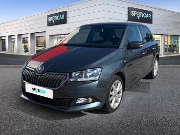 SPOTICAR Skoda Fabia 1.0 Mpi 75 Ch Bvm5 Clever Occasion - Citadine Essence Gris - Avranches - 1204132419_1