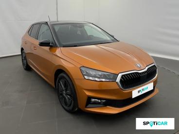 SPOTICAR Skoda Fabia 1.0 Tsi Evo2 116ch Selection Dsg7 Occasion - Citadine Essence Orange Phoenix Métallisé Premium - Grenoble - 1204170445_3