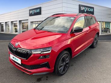 SPOTICAR Skoda Karok Karoq 2.0 Tdi 150ch Scr Sportline 4x2 Dsg7 Occasion - Suv-4x4 Diesel Rouge Velvet Métallisée Premium - Orvault - 1203762362_1