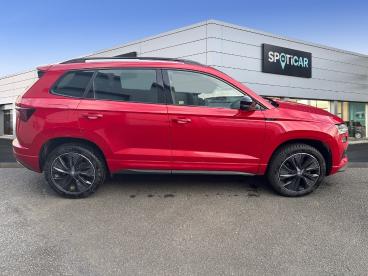 SPOTICAR Skoda Karok Karoq 2.0 Tdi 150ch Scr Sportline 4x2 Dsg7 Occasion - Suv-4x4 Diesel Rouge Velvet Métallisée Premium - Orvault - 1203762362_4