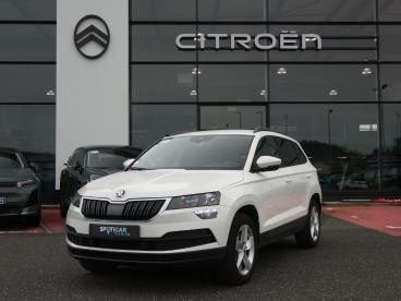 SPOTICAR Skoda Karok Karoq 1.5 Tsi Act 150ch Ambition Occasion - Suv-4x4 Essence Blanc - Saint Germain Laprade - 1203921724_1