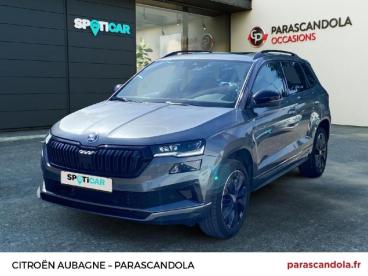 SPOTICAR Skoda Karok Karoq 1.5 Tsi Act 150ch Sportline Dsg7 Occasion - Suv-4x4 Essence Gris Graphite Métallisée - Aubagne - 1204035952_1