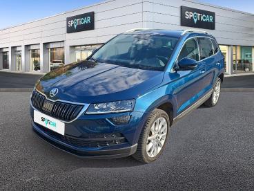 SPOTICAR Skoda Karok Karoq 1.6 Tdi 116 Ch Dsg7 Style Occasion - Suv-4x4 Diesel Bleu Fonce - Chatenoy Le Royal - 1204172270_1
