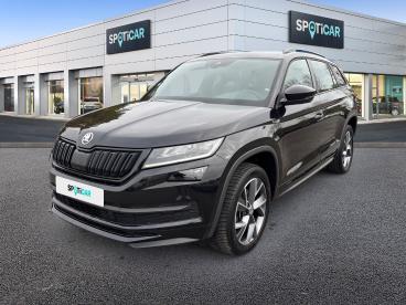 SPOTICAR Skoda Kodiaq 2.0 Tdi 150 Scr Sportline Dsg Euro6d-t 7 Places Occasion - Suv-4x4 Diesel Noir Magic Nacré - Longuenesse - 1203736459_1