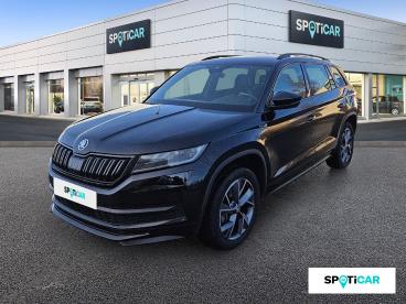 SPOTICAR Skoda Kodiaq 2.0 Tdi 150 Scr Dsg7 7pl Sportline Occasion - Suv-4x4 Diesel Noir - Besancon - 1203848077_1