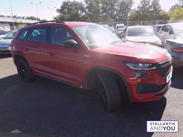 SPOTICAR Skoda Kodiaq 2.0 Tdi 150 Scr Dsg7 7pl Sportline Occasion - Suv-4x4 Diesel Rouge - Villeneuve d'ascq - 1204032136_5