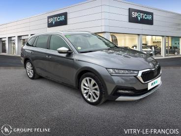 SPOTICAR Skoda Octavia 2.0 Tdi 200ch Scout 4x4 Dsg7 Occasion - Break Diesel Gris Graphite Métallisée - Vitry le francois - 1204137338_3