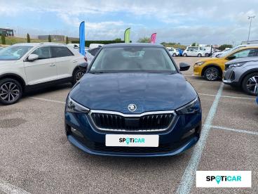SPOTICAR Skoda Scala 1.0 Tsi Evo 110 Ch Dsg7 Style Occasion - Berline Essence Bleu - Saint Apollinaire - 1204022800_2