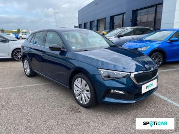 SPOTICAR Skoda Scala 1.0 Tsi Evo 110 Ch Dsg7 Style Occasion - Berline Essence Bleu - Saint Apollinaire - 1204022800_3