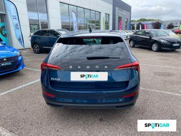 SPOTICAR Skoda Scala 1.0 Tsi Evo 110 Ch Dsg7 Style Occasion - Berline Essence Bleu - Saint Apollinaire - 1204022800_5
