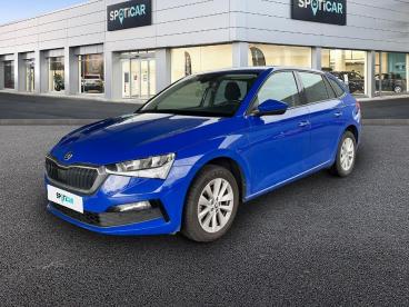 SPOTICAR Skoda Scala 1.0 Tsi Evo 110ch Ambition Dsg7 Occasion - Berline Essence Bleu Racing Métallisée - Dechy - 1204177537_1