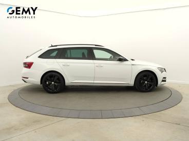 SPOTICAR Skoda Superb Combi 1.4 Tsi Phev 218 Ch Dsg6 Sportline Occasion - Break Hybride Rechargeable Blanc - Pontivy - 1203694269_4