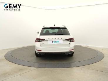 SPOTICAR Skoda Superb Combi 1.4 Tsi Phev 218 Ch Dsg6 Sportline Occasion - Break Hybride Rechargeable Blanc - Pontivy - 1203694269_5