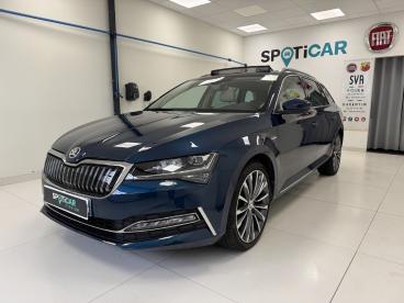 SPOTICAR Skoda Superb 1.4 Tsi Phev 218ch Dsg6 Laurin & Klement Occasion - Break Hybride Rechargeable Bleu - Yvetot - 1203702151_1