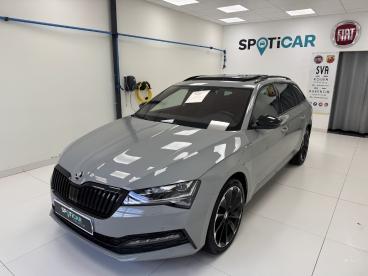 SPOTICAR Skoda Superb 2.0 Tdi Scr 150 Dsg7 Sportline Occasion - Break Diesel Gris Clair - Yvetot - 1203883558_1