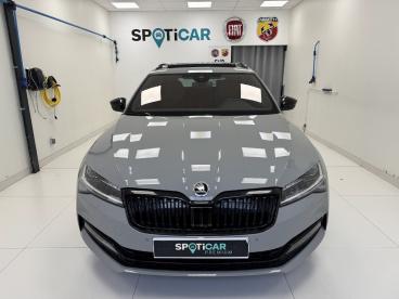 SPOTICAR Skoda Superb 2.0 Tdi Scr 150 Dsg7 Sportline Occasion - Break Diesel Gris Clair - Yvetot - 1203883558_2