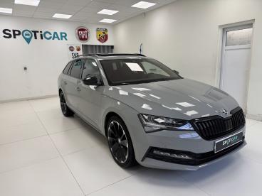 SPOTICAR Skoda Superb 2.0 Tdi Scr 150 Dsg7 Sportline Occasion - Break Diesel Gris Clair - Yvetot - 1203883558_3