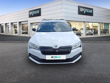 SPOTICAR Skoda Superb Combi 2.0 Tdi 150 Scr Dsg7 Sportline Occasion - Break Diesel Blanc - Le Mans - 1204039563_2